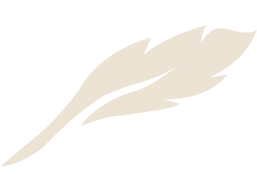 golden feather pen